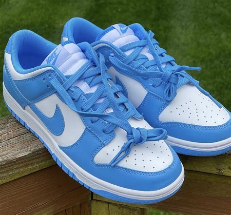 blue Nike dunks women